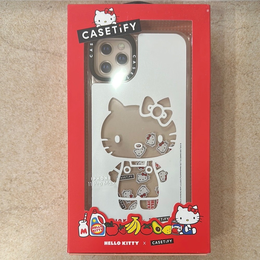 Casetify White iPhone Case with Hello Kitty Design